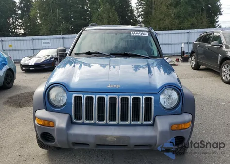 2004 Jeep Liberty Sport из США, поврежденный, VIN 1J4GL48K54W287593